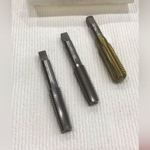 Nachi Cleveland Hand Tap Set, HSS 9/16 - 12 NC H3 GH3 Nachi Japan England Drill